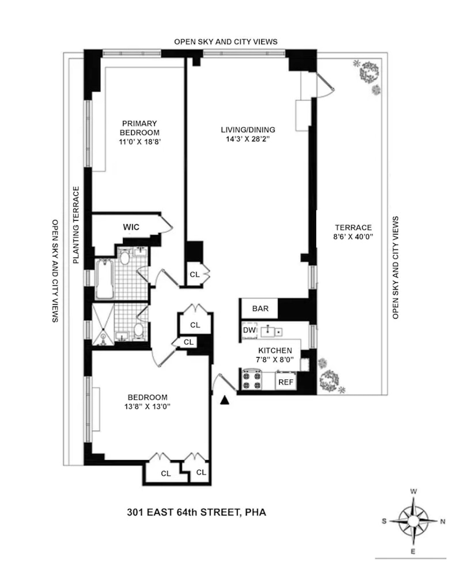 301 East 64th Street PH/A Upper East Side New York NY 10065