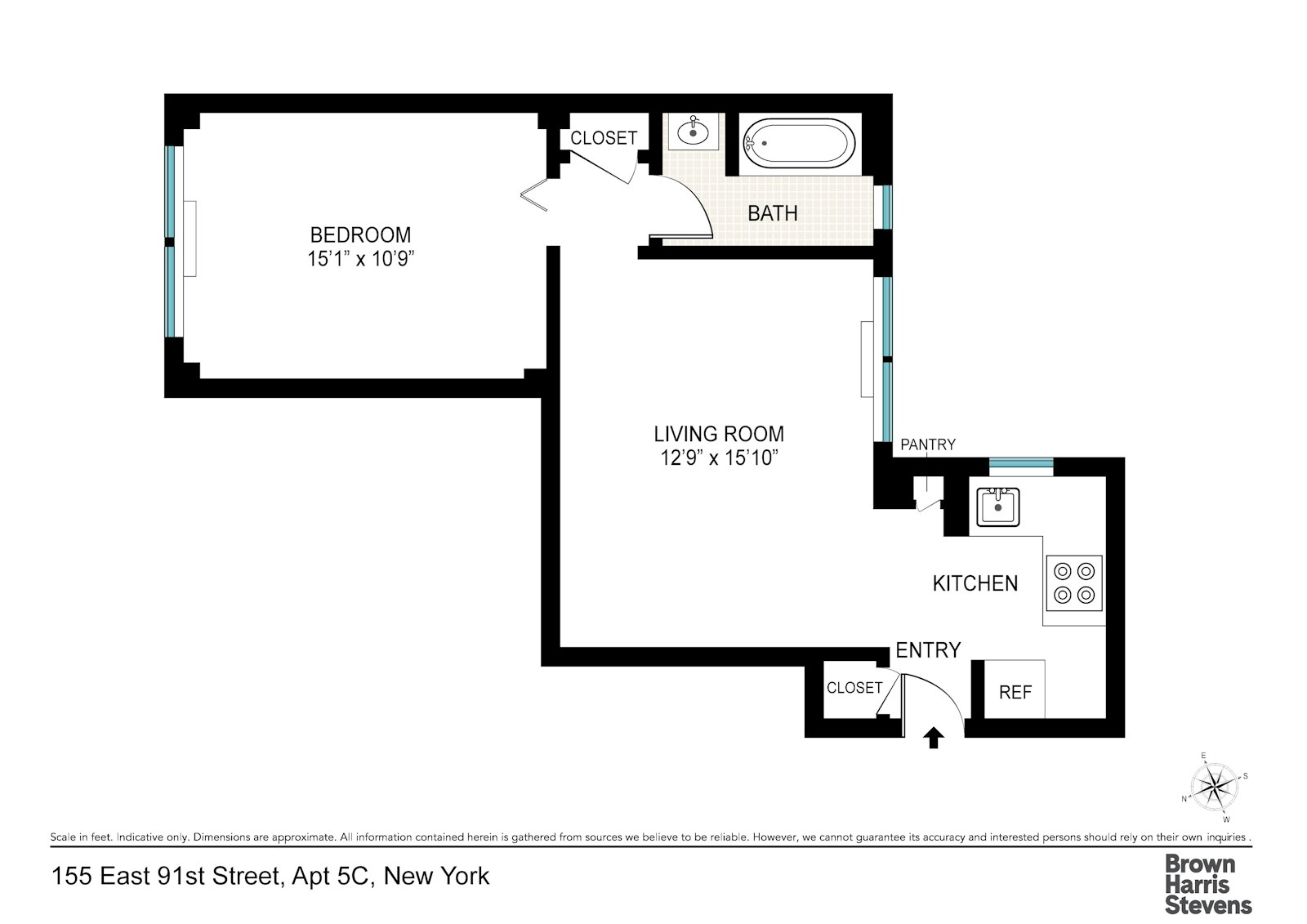 155 East 91st Street 5C Carnegie Hill New York NY 10128