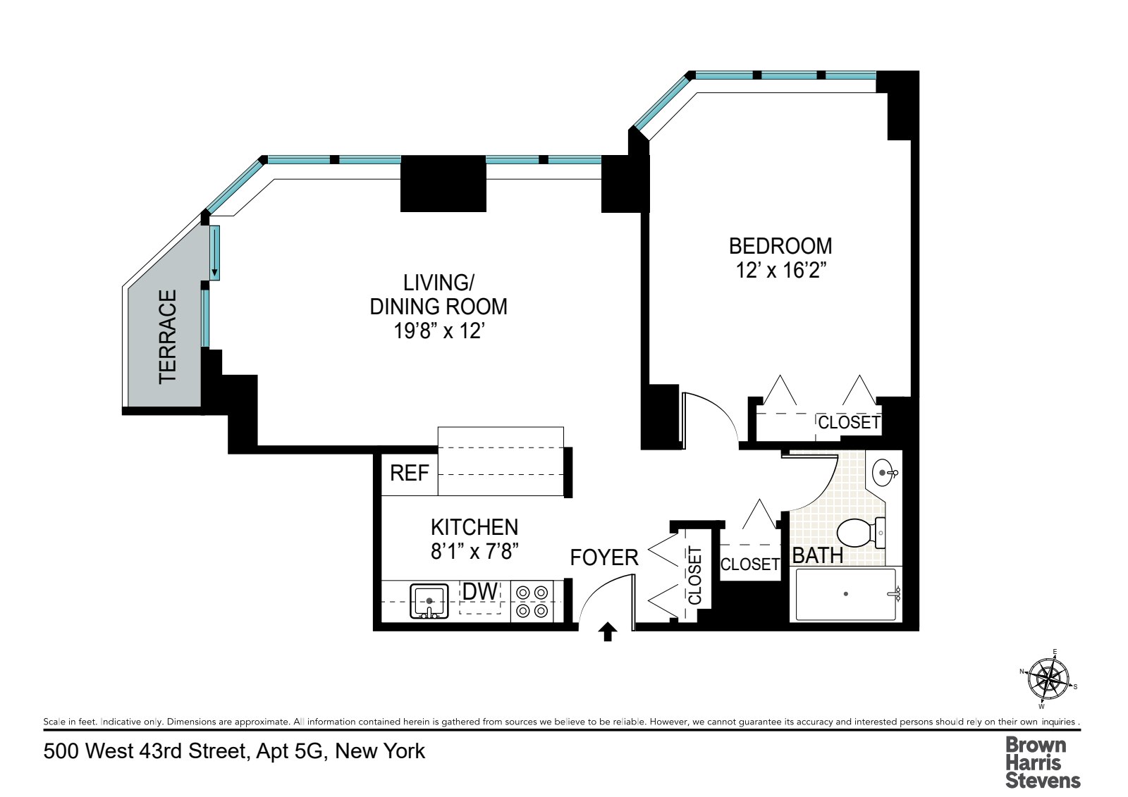 500 West 43rd Street 5G Clinton New York NY 10036