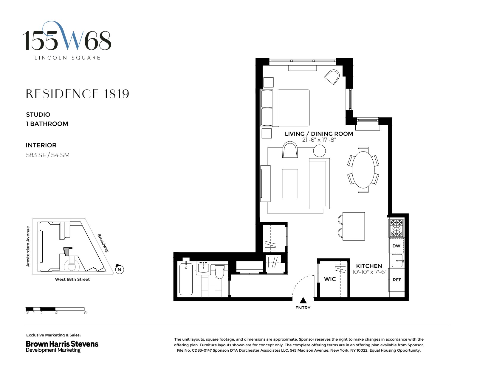 155 West 68th Street 1819 Lincoln Square New York NY 10023