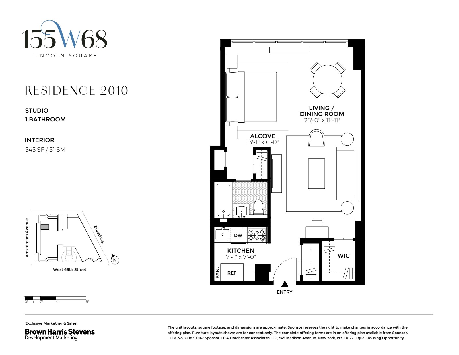 155 West 68th Street 2010 Lincoln Square New York NY 10023