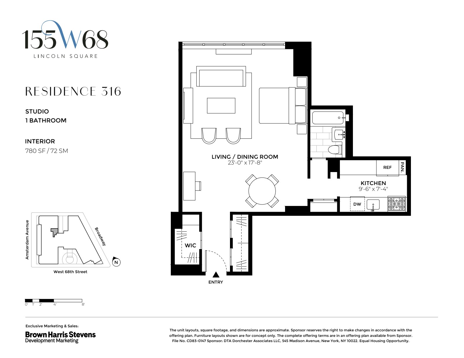 155 West 68th Street 316 Lincoln Square New York NY 10023