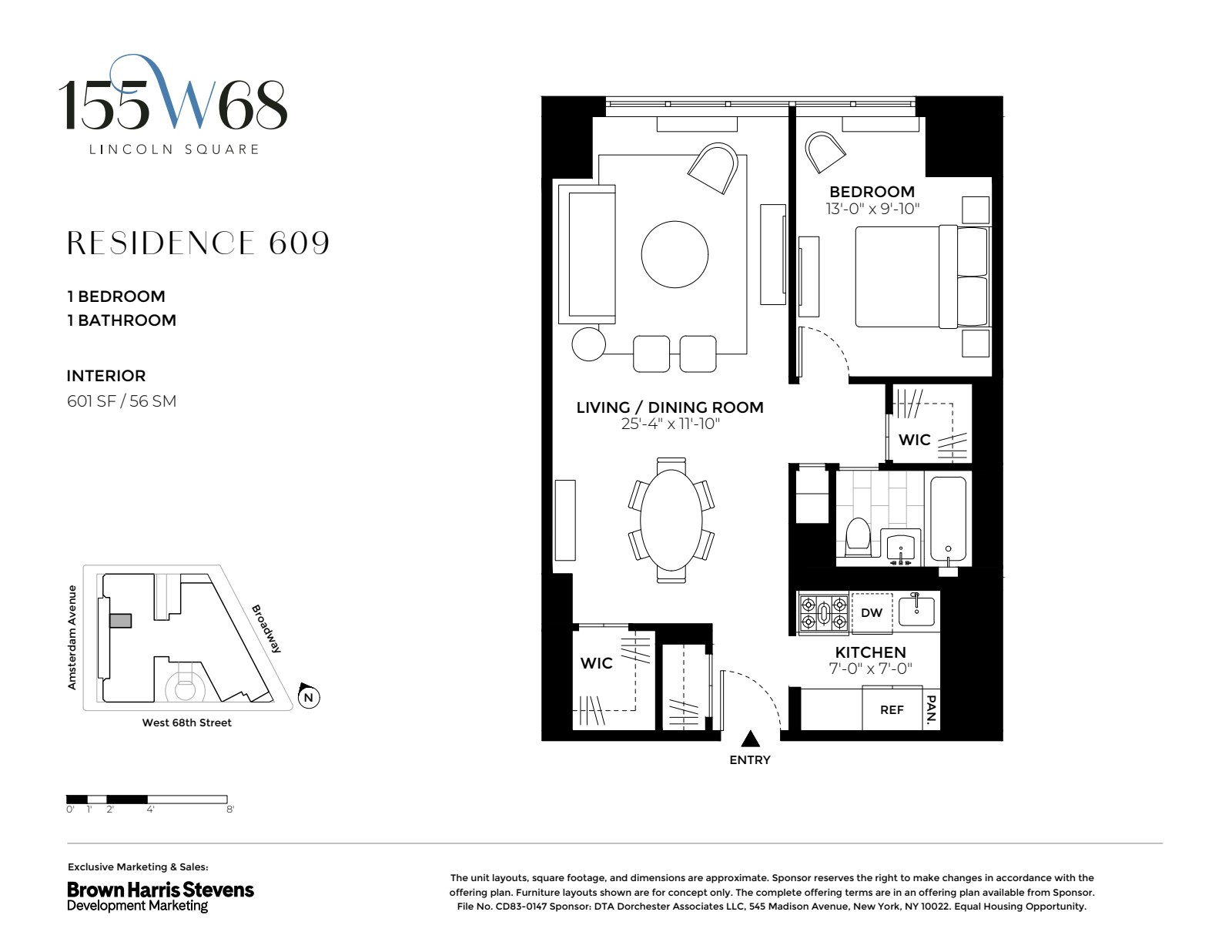 155 West 68th Street 609 Lincoln Square New York NY 10023