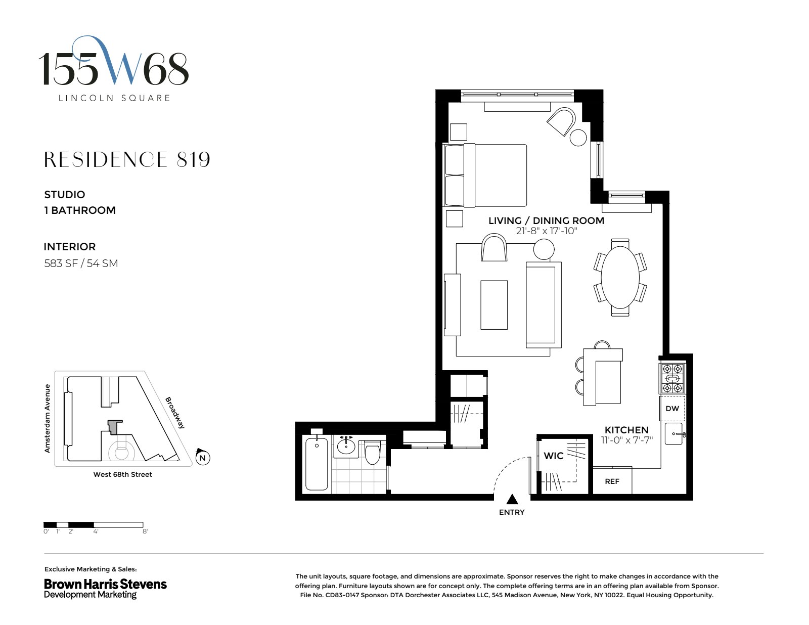 155 West 68th Street 819 Lincoln Square New York NY 10023