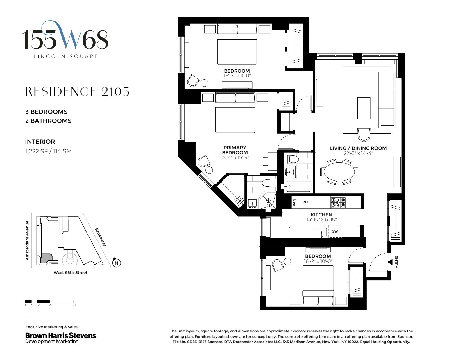 155 West 68th Street 2105 Lincoln Square New York NY 10023