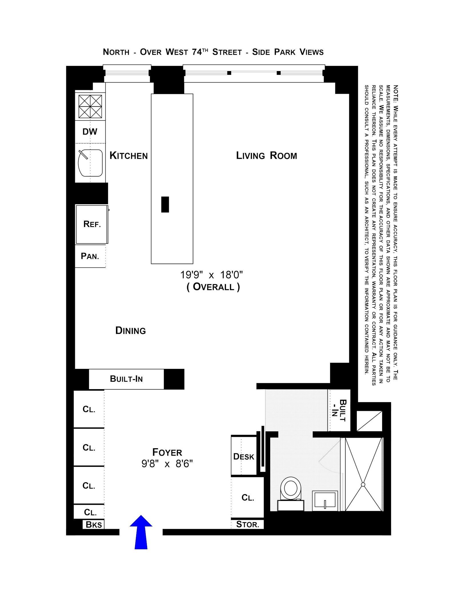 11 Riverside Drive 1DW Upper West Side New York NY 10023