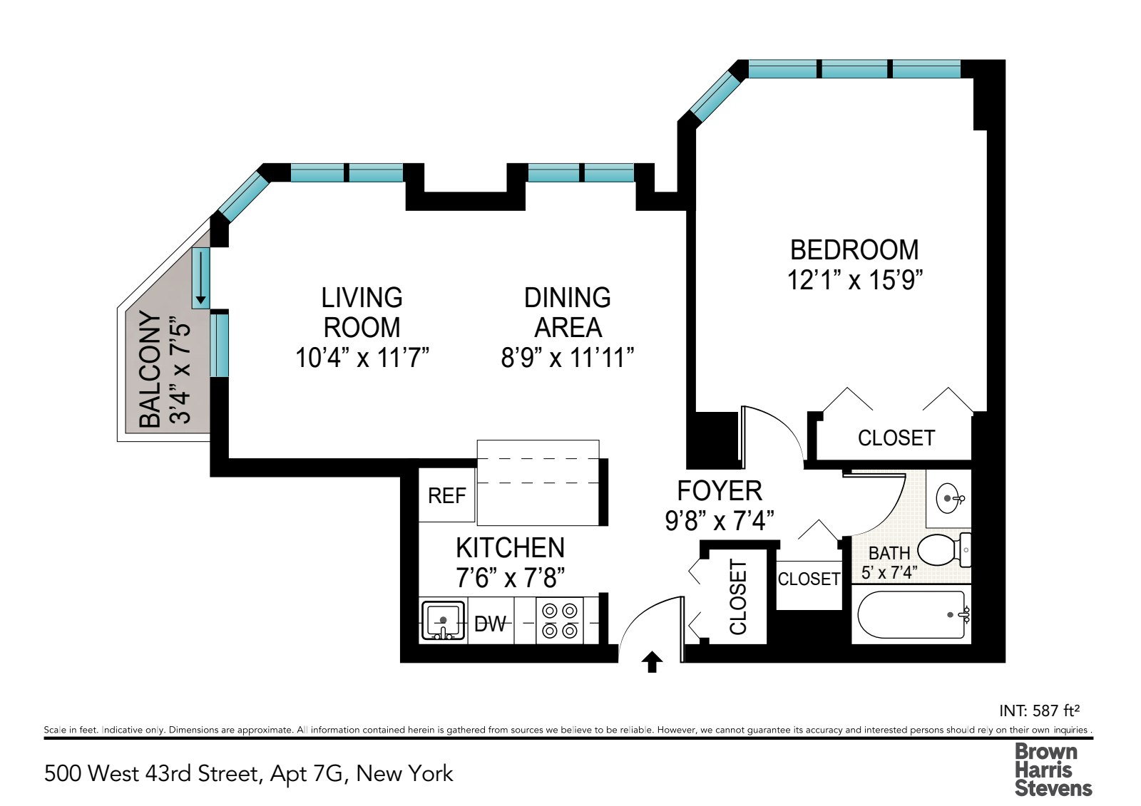 500 West 43rd Street 7G Clinton New York NY 10036
