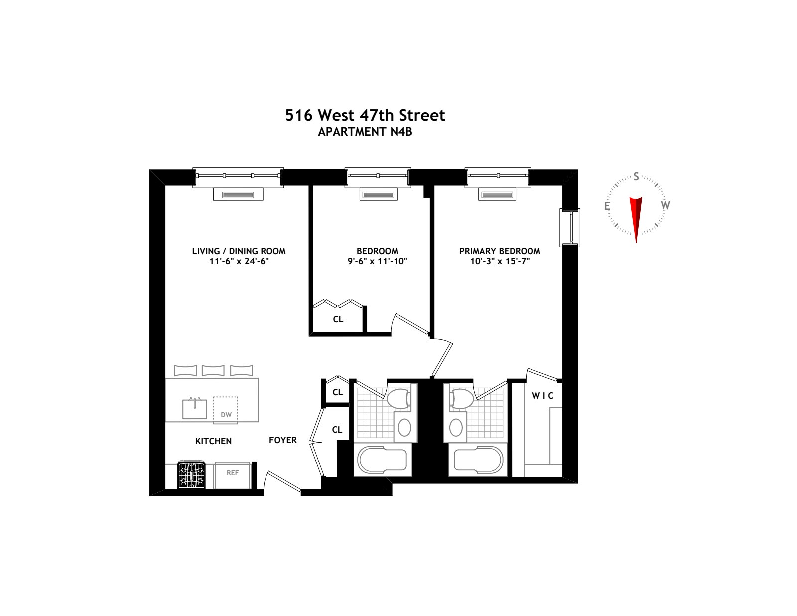 516 West 47th Street Clinton New York NY 10036