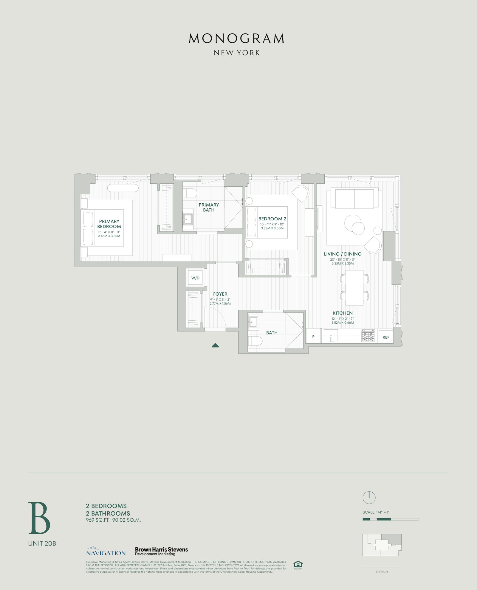 135 East 47th Street 20B Turtle Bay New York NY 10017