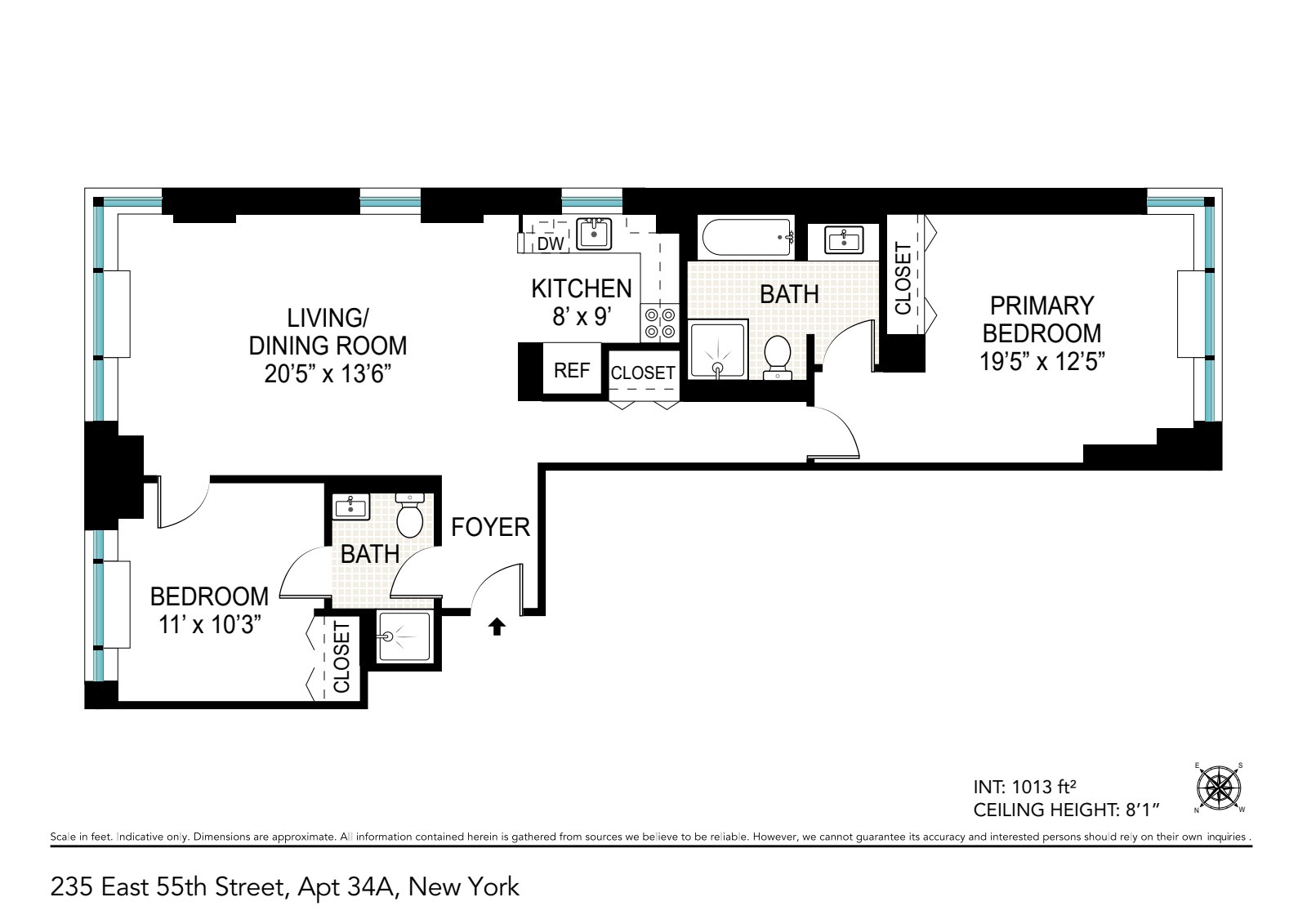 235 East 55th Street 34A Turtle Bay New York NY 10022