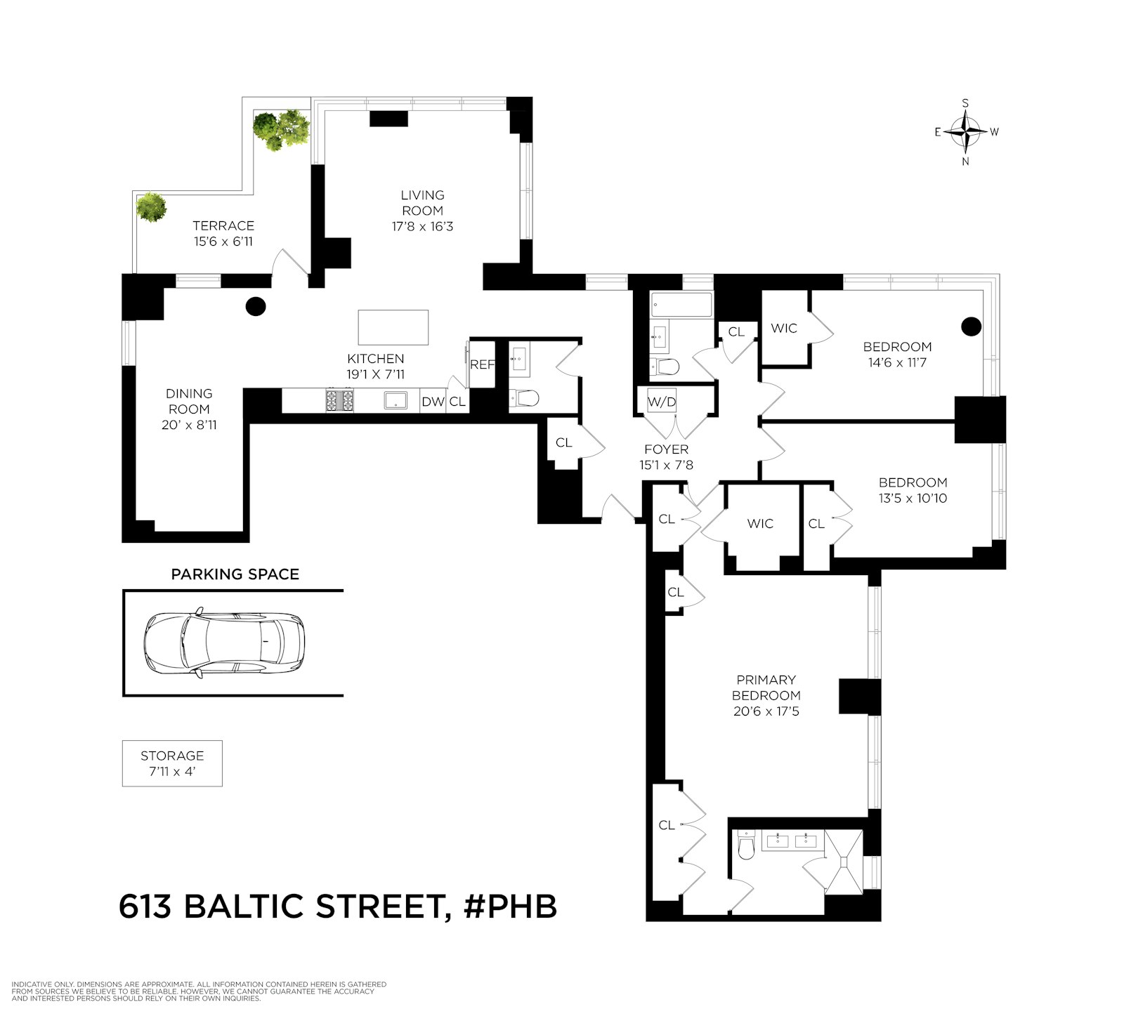 613 Baltic Street PHB Park Slope Brooklyn NY 11217