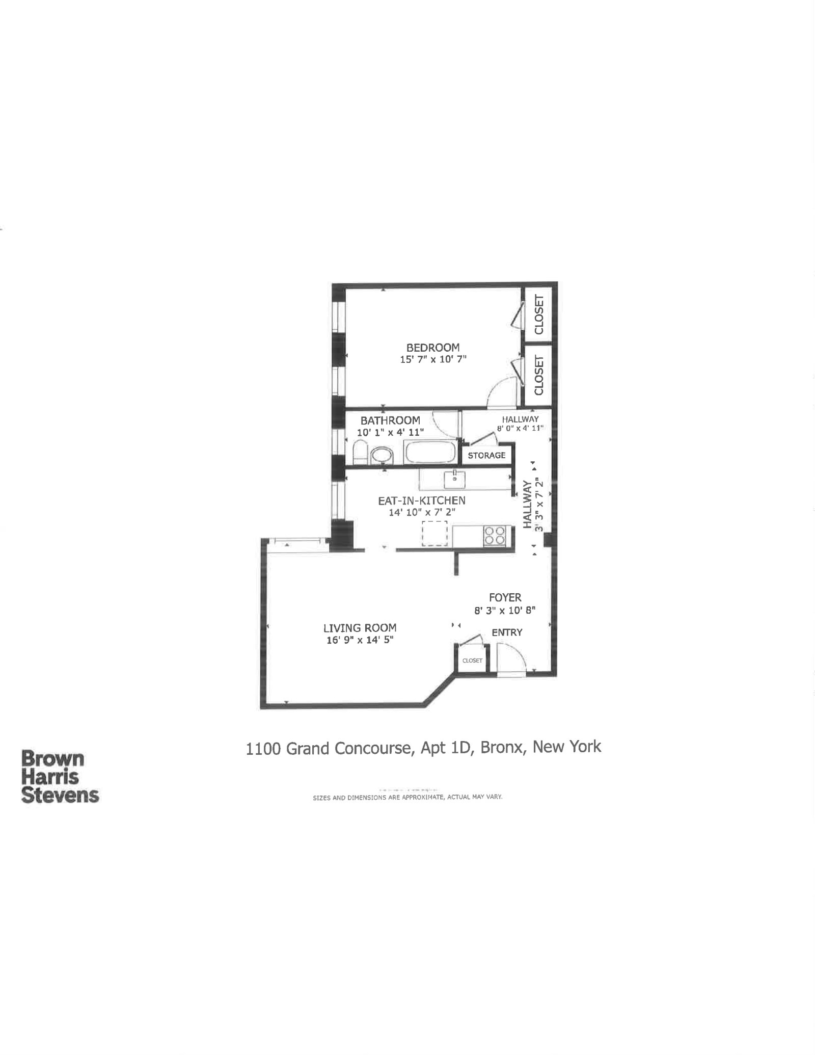 1100 Grand Concourse 1D Concourse Bronx NY 10452
