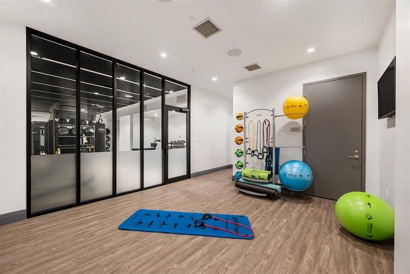 State-of-the-Art Fitness Center with Adjoining Yoga Studio
