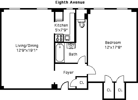 Floorplan for 118 8th Avenue