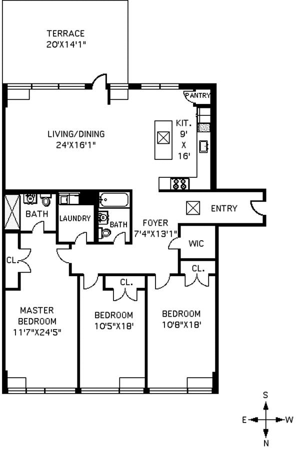 Floorplan for 475 Sterling Place