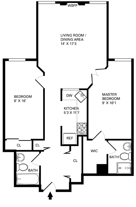 Floorplan for 190 Garfield Place