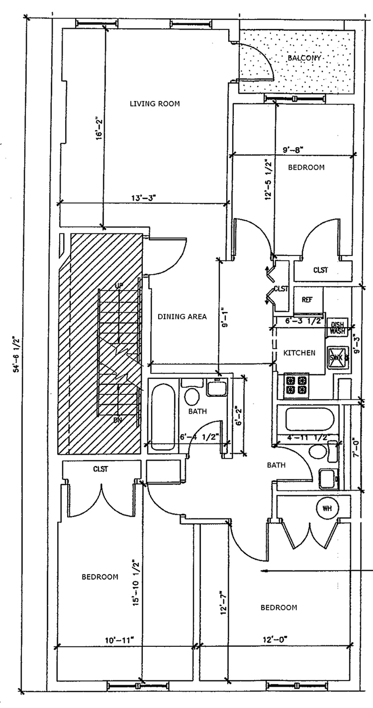 Floorplan for 712 Sackett Street, 2F
