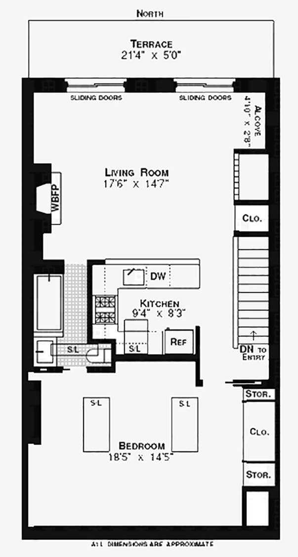 Floorplan for Rooftop Charmer