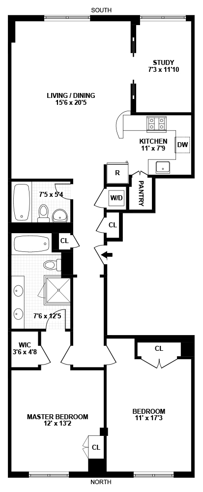 Floorplan for 939 Union Street