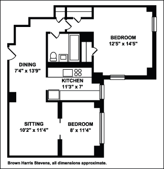 Floorplan for One Into Two