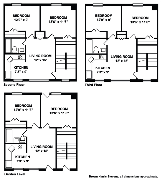 Floorplan for Three Family Contemporary