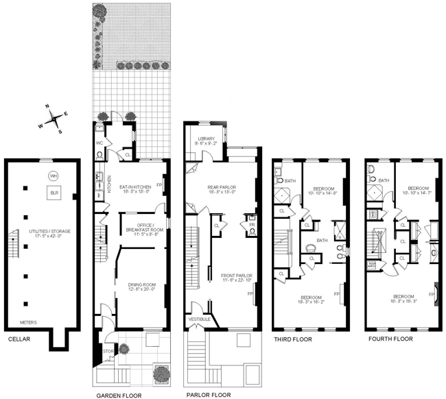 Floorplan for 71 Midwood Street