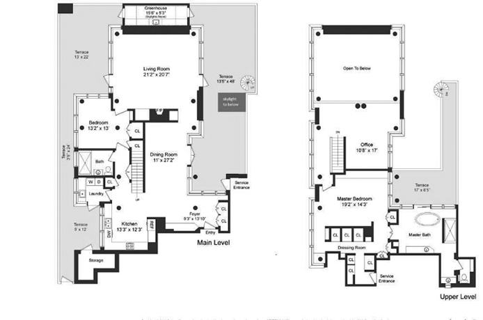 Floorplan for Village Penthouse Enclave