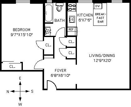 Floorplan for 78 Eighth Avenue
