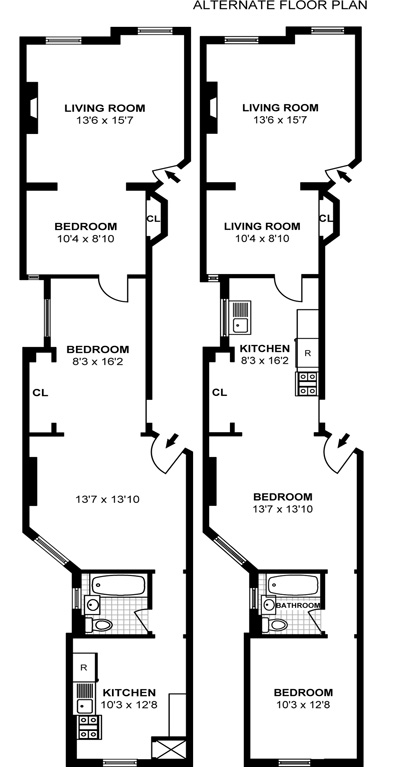 Floorplan for 153 Garfield Place
