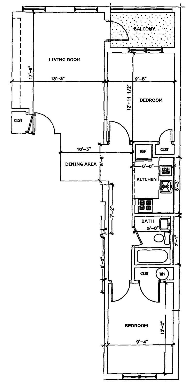 Floorplan for 714 Sackett Street, 3F