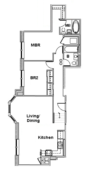 Floorplan for 133 Sterling Place