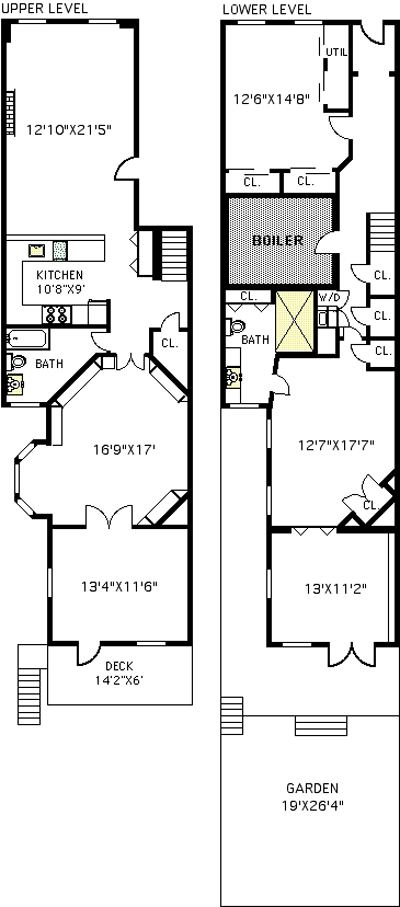 Floorplan for 38 Montgomery Place