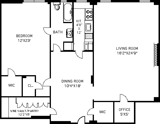 Floorplan for Four Gracious Rooms