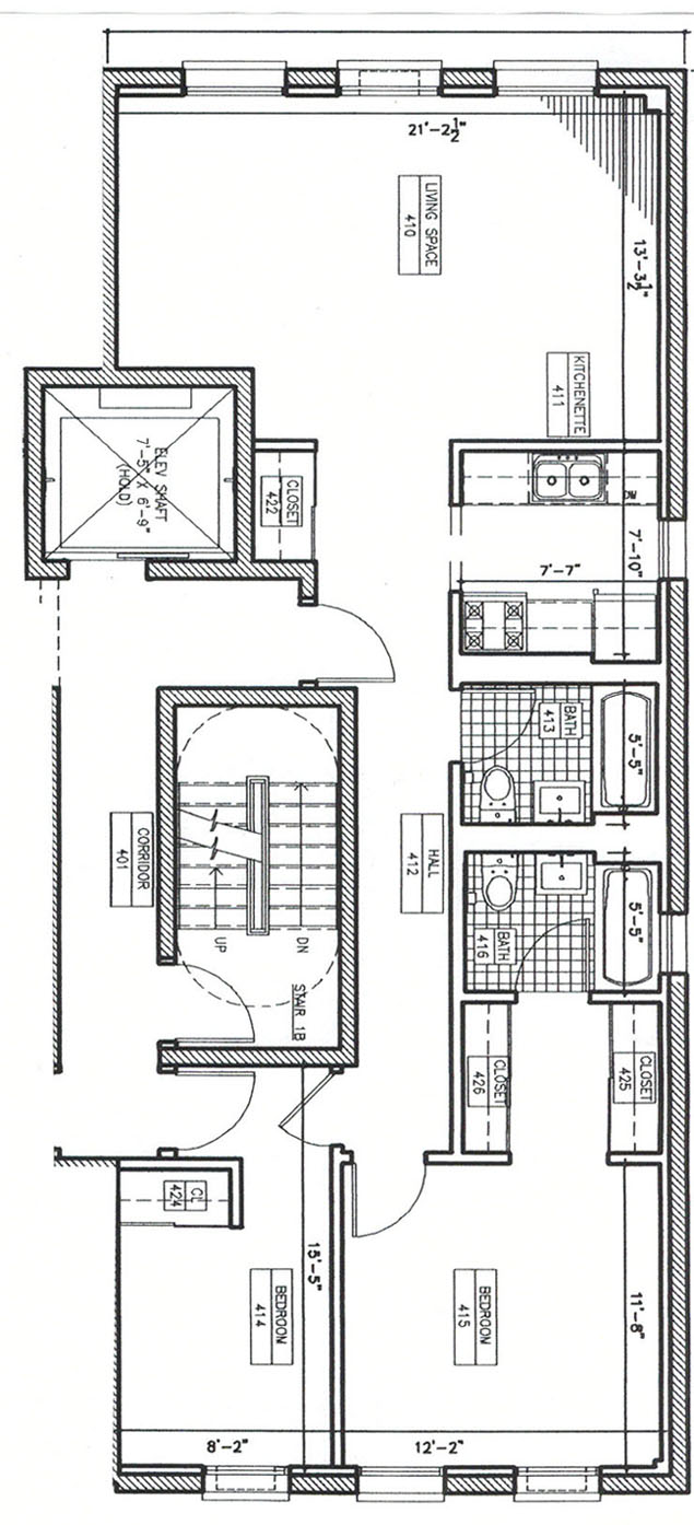 Floorplan for Classic Modern