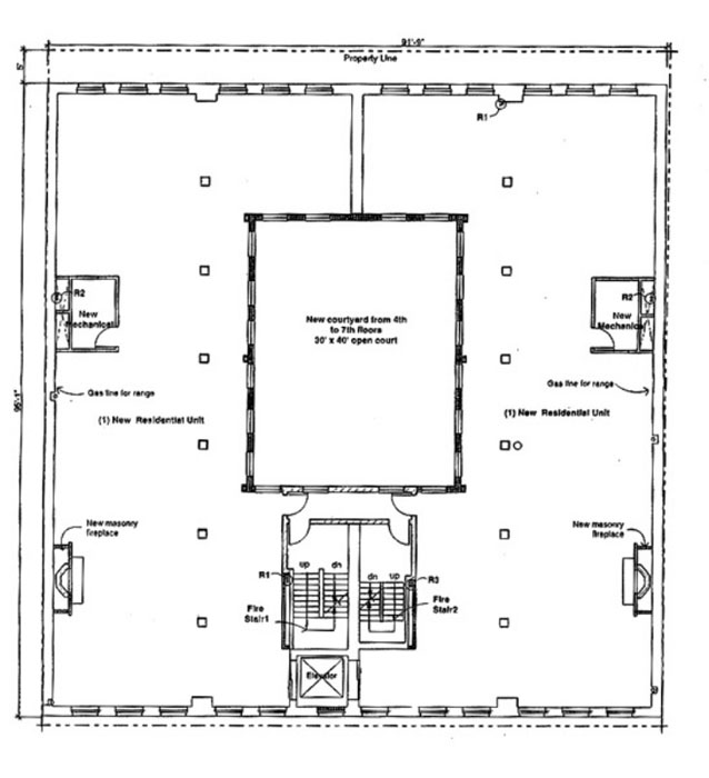 Floorplan for 169 Hudson Street