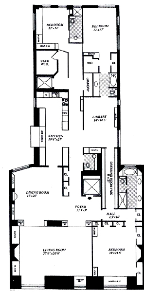 Floorplan for 1067 Fifth Avenue