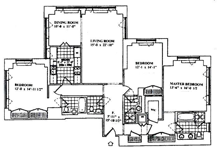 Floorplan for 401 East 60th Street