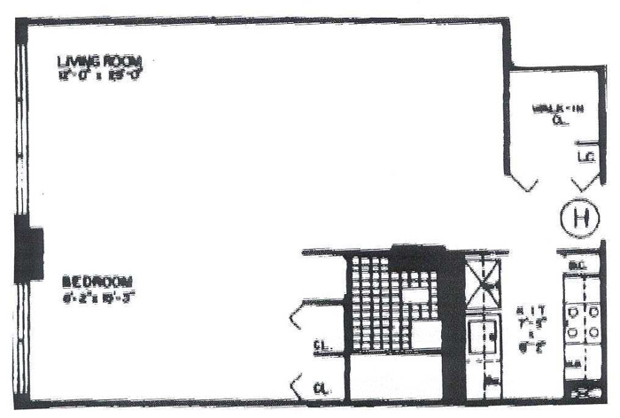 Floorplan for 201 East 28th Street