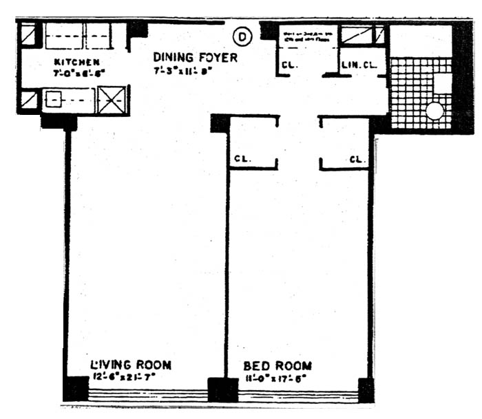 Floorplan for 510 East 86th Street