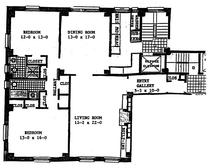 Floorplan for 935 Park Avenue