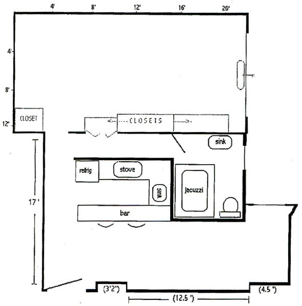 Floorplan for 545 West 111th Street