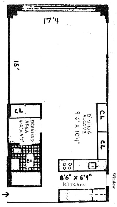 Floorplan for 139 East 33rd Street