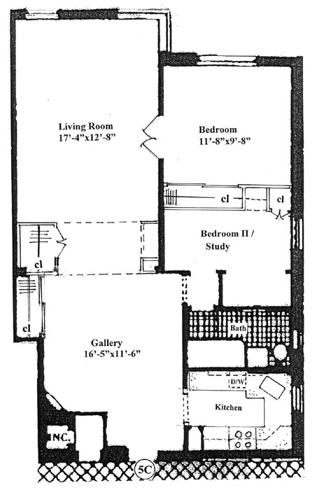 Floorplan for 520 East 90th Street