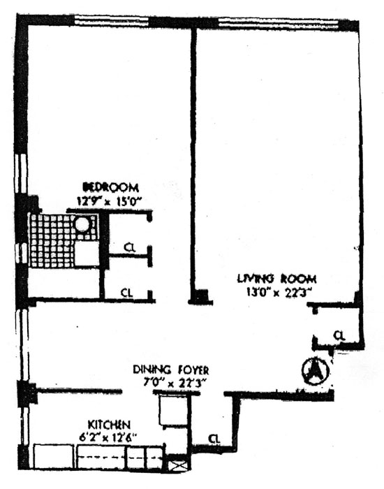 Floorplan for 45 West 54th Street