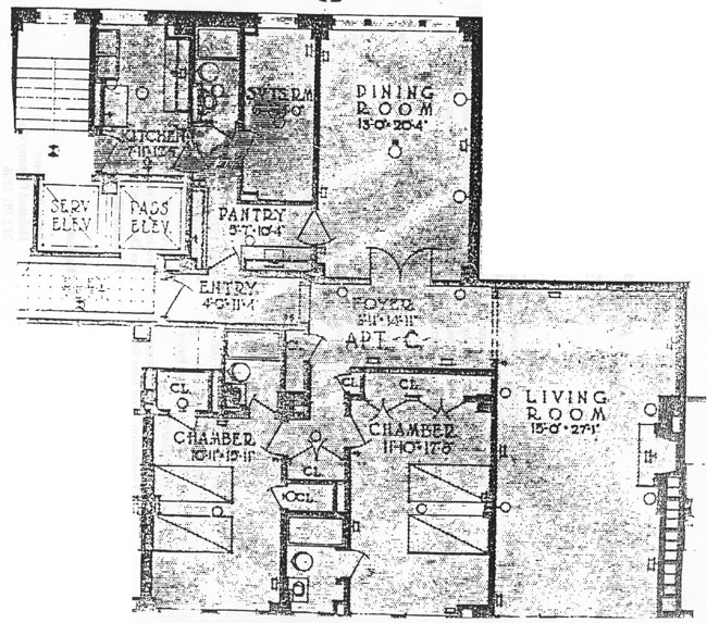 Floorplan for 1088 Park Avenue