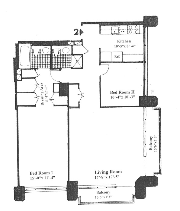 Floorplan for 300 East 59th Street