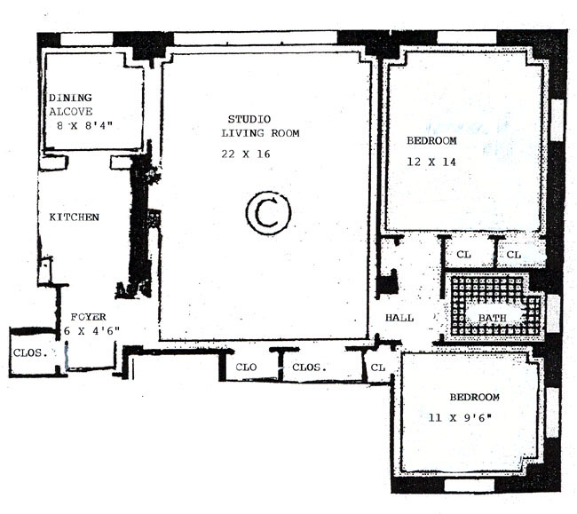 Floorplan for 439 East 51st Street