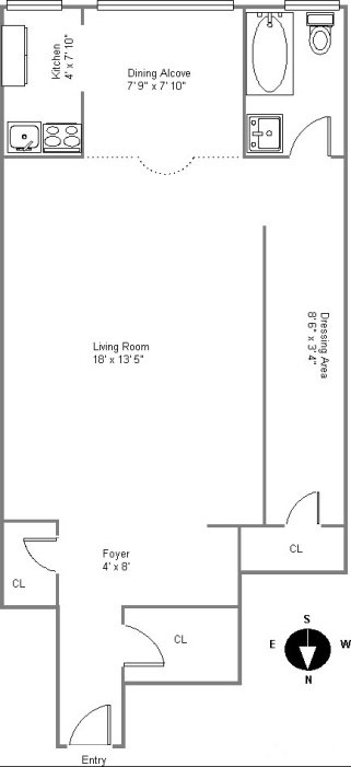 Floorplan for 350 East 77th Street