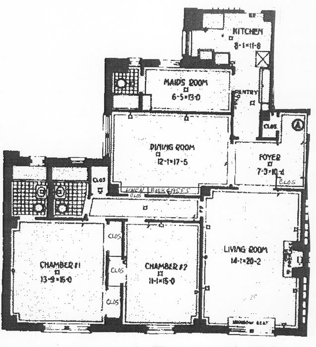 Floorplan for 125 East 63rd Street