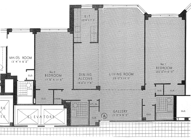 Floorplan for 120 East 81st Street